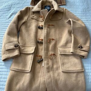 Sears Men's Camel Toggle Trench Coat